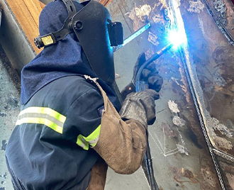 Professional steel welding services for industrial applications