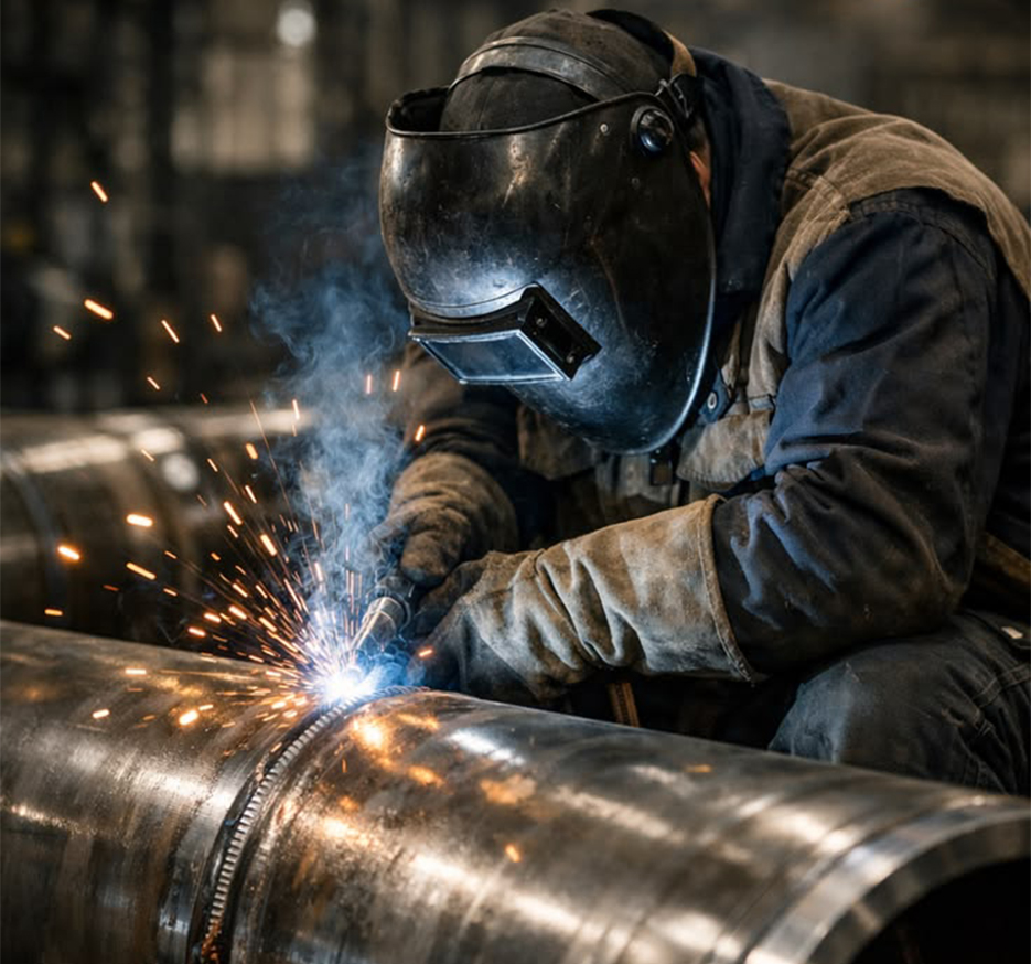 Professional steel welding services for industrial applications